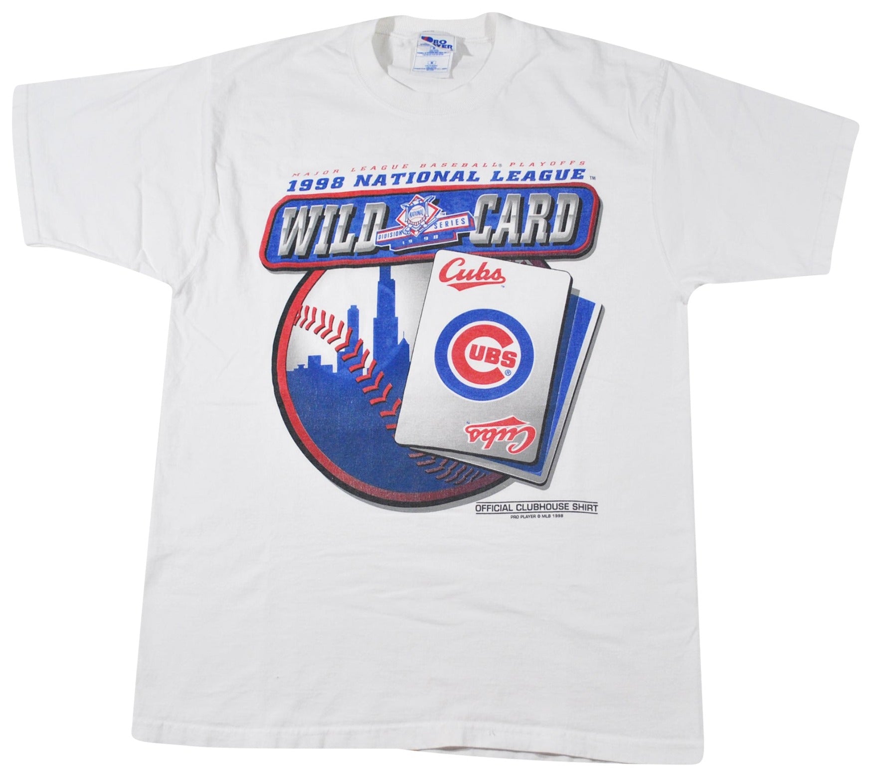 Vintage Chicago Cubs 1998 Wild Card Shirt Size Medium – Yesterday's Attic