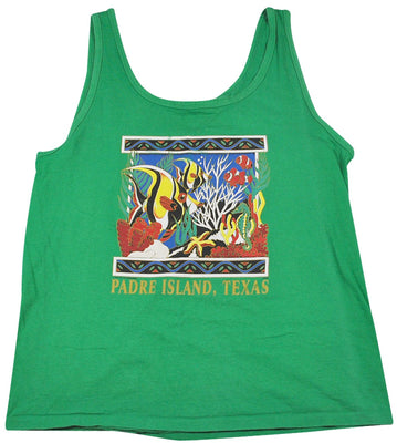 Vintage Padre Island, Texas Tank Size 2X-Large