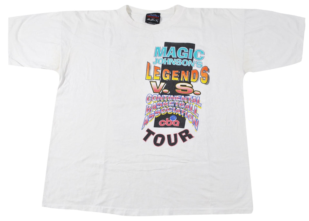 Vintage Magic Johnson Legends Tour Shirt Size X-Large(wide)