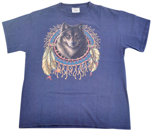 Vintage Wolf Shirt Size Medium
