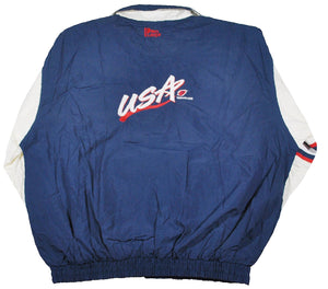 Vintage USA Olympic Basketball Pro Player Jacket Size 2X-Large