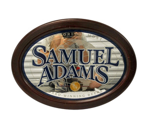 Vintage Samuel Adams Framed Mirror