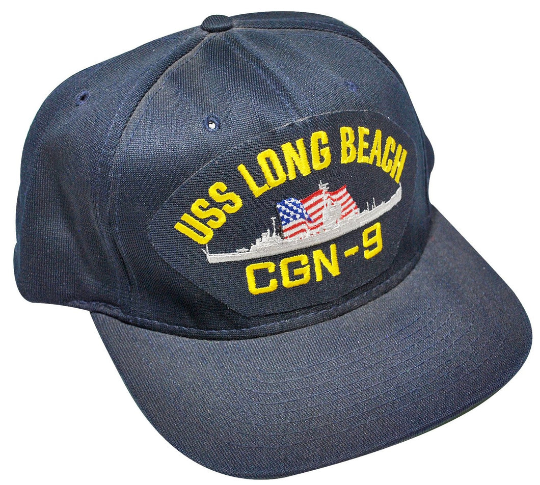 Vintage USS Long Beach CGN-9 Snapback
