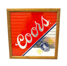 Vintage Coors 90s Framed Mirror