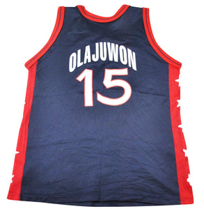 Vintage 1996 Olympics Hakeem Olajuwon Jersey Size Small