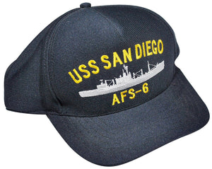 Vintage USS San Diego AFS-6 Snapback