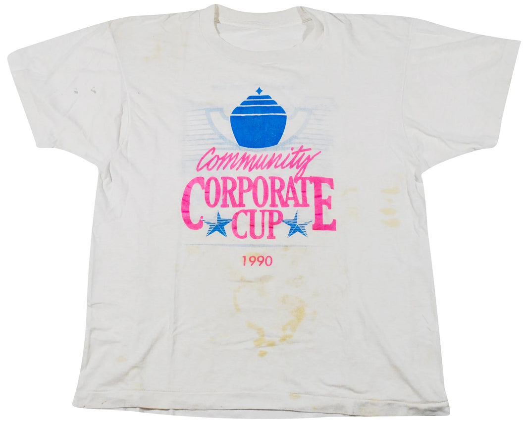 Vintage Community Corporate Cup 1990 Shirt Size Medium