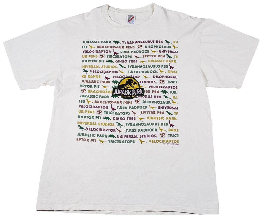 Vintage Jurassic Park 1992 Shirt Size X-Large