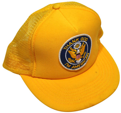Vintage Thank God I'm American Snapback