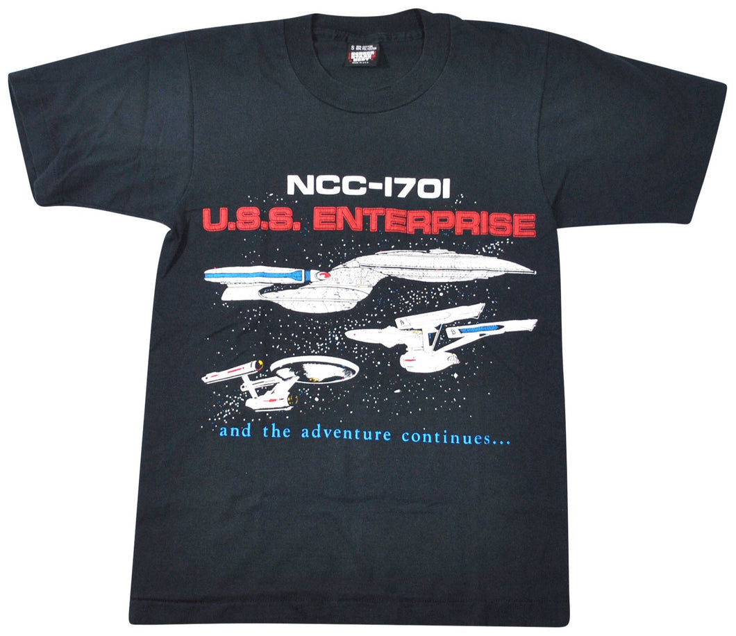 Vintage Star Trek U.S.S. Enterprise Screen Stars Shirt Size Small