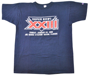 Vintage Super Bowl XXIII 1989 Champion Brand Shirt Size X-Large