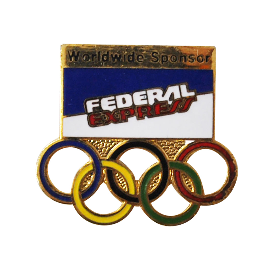 Vintage Olympics Sponsor Pin