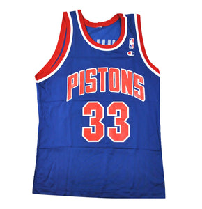 Vintage Champion Brand Detroit Pistons Jerry Stackhouse Jersey Size La –  Yesterday's Attic