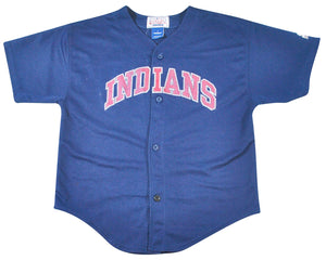 blue cleveland indians jersey