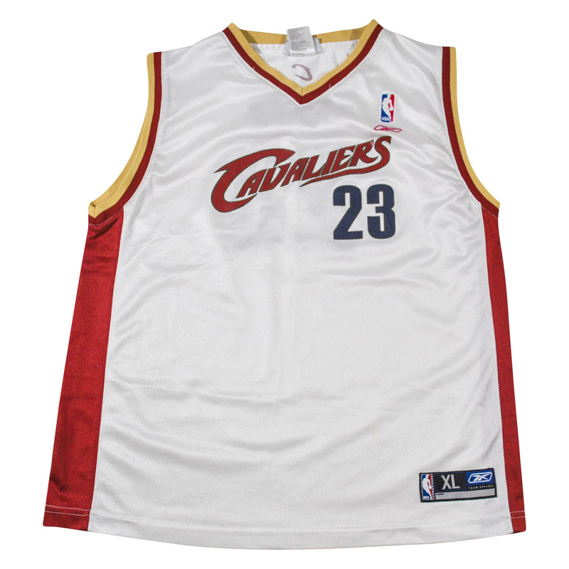 Reebok LeBron James Cleveland Cavaliers #23 Jersey youth XL 18-20 womens  Small