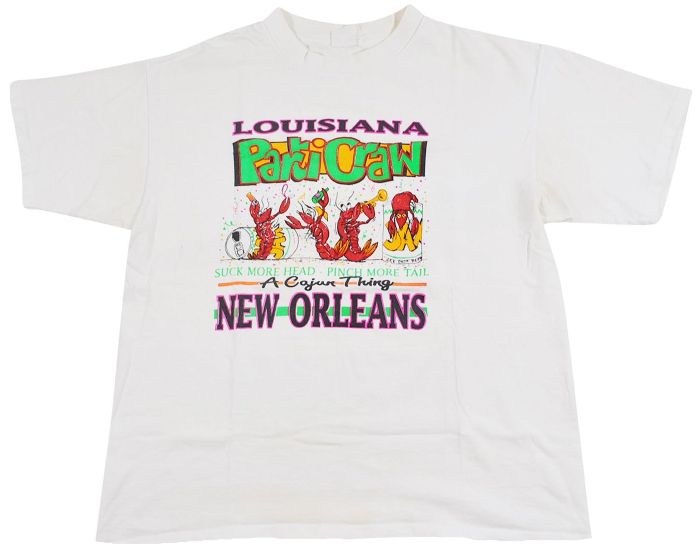 Vintage Louisiana New Orleans Parti Craw Shirt Size Medium – Yesterday's  Attic
