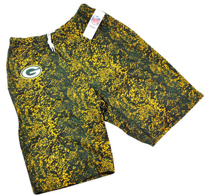 Vintage Green Bay Packers Zubaz Shorts Size Medium