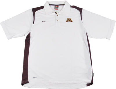 Vintage Minnesota Golden Gophers Nike Polo Size Medium