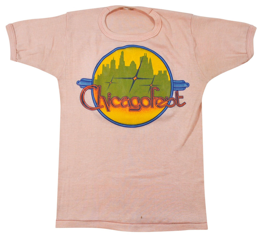 Vintage Chicagofest 70-80s Shirt Size YOUTH Small
