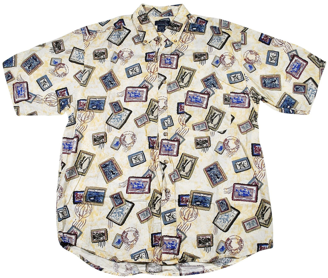 Vintage Ducks Unlimited Button Shirt Size Large