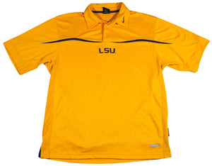 Vintage LSU Tigers Nike Polo Size Medium