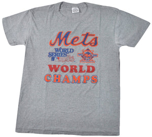 Vintage New York Mets 1986 World Champs Shirt Size Medium