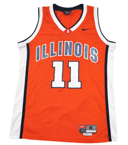 Nike, Shirts, Vintage Team Nike Fit Illinois Fighting Illini Mens  Reversible Basketball Jersey