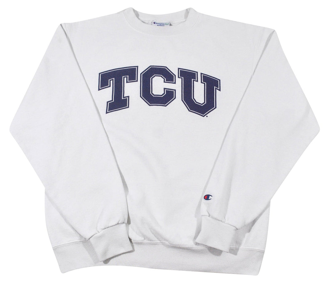 Vintage TCU Horn Frogs Champion Brand Sweatshirt Size Medium