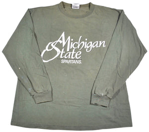 Vintage Michigan State Spartans Shirt Size Large