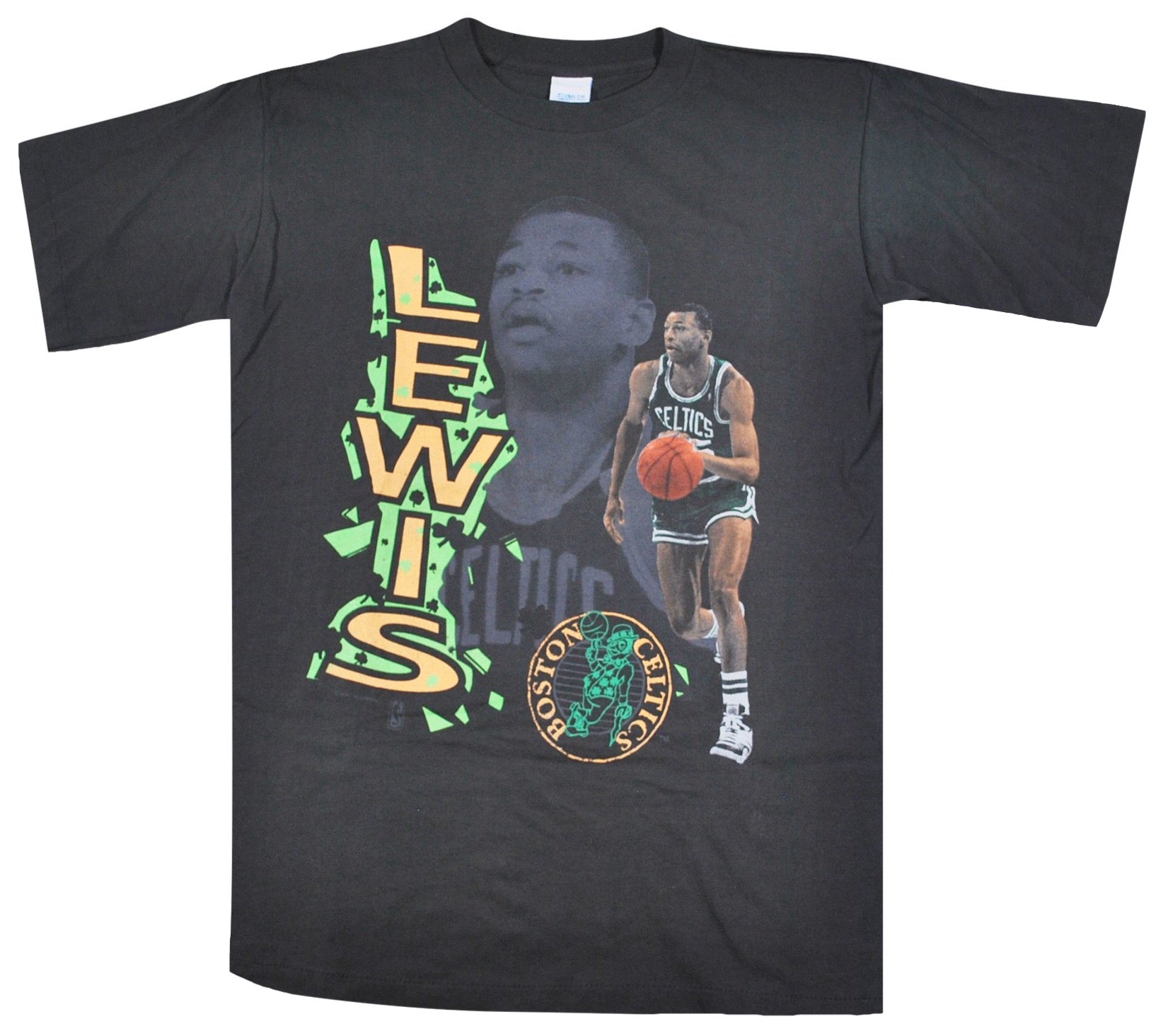 Vintage Boston Celtics NBA Green Short Sleeve T-Shirt Men's Large L