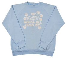 Vintage Cat Sweatshirt Size Medium