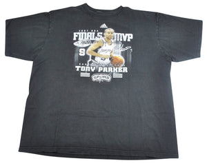 Vintage San Antonio Spurs Tony Parker Shirt Size X-Large