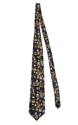 Vintage Mickey Mouse Looney Tunes Tie