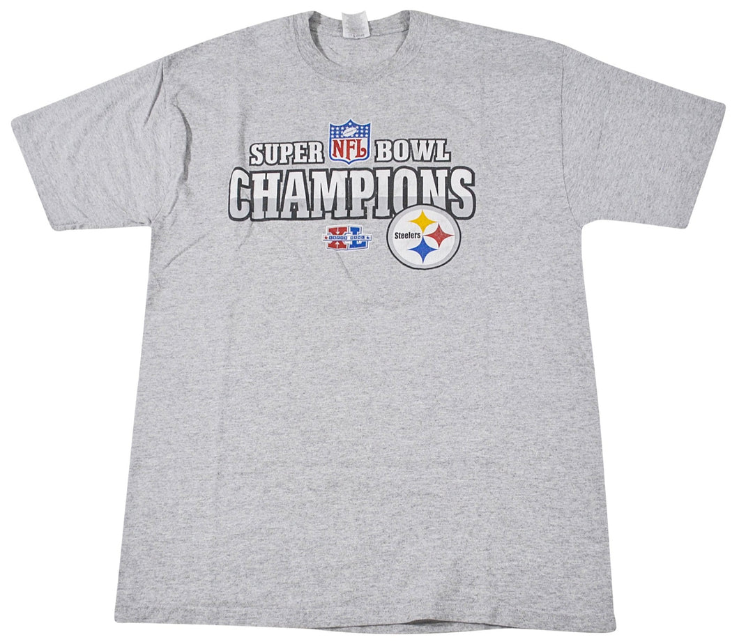 Vintage Pittsburgh Steelers Super Bowl XL Shirt Size Large