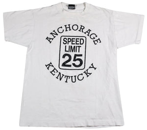 Vintage Anchorage Kentucky 25 Speed Limit Shirt Size Medium