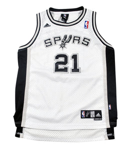 San Antonio Spurs Tim Duncan Jersey Size Youth Large
