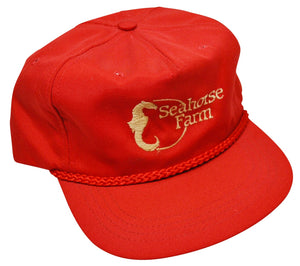 Vintage Seahorse Farm Strap Hat