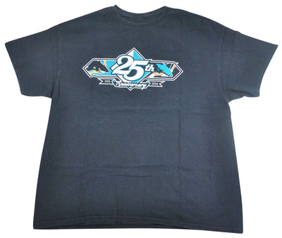 Vintage San Jose Sharks 25 Years of Teal Shirt Size Large