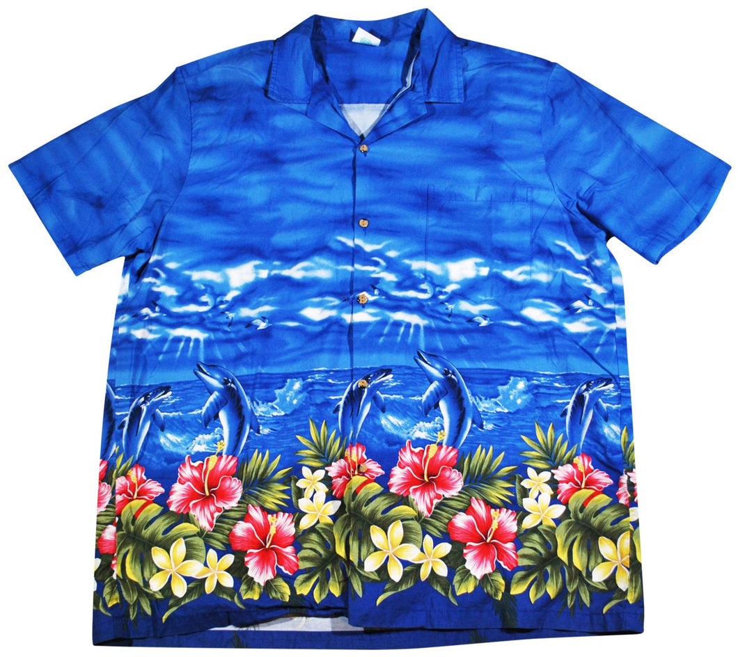 Vintage Hawaiian Button Shirt Size 2X-Large