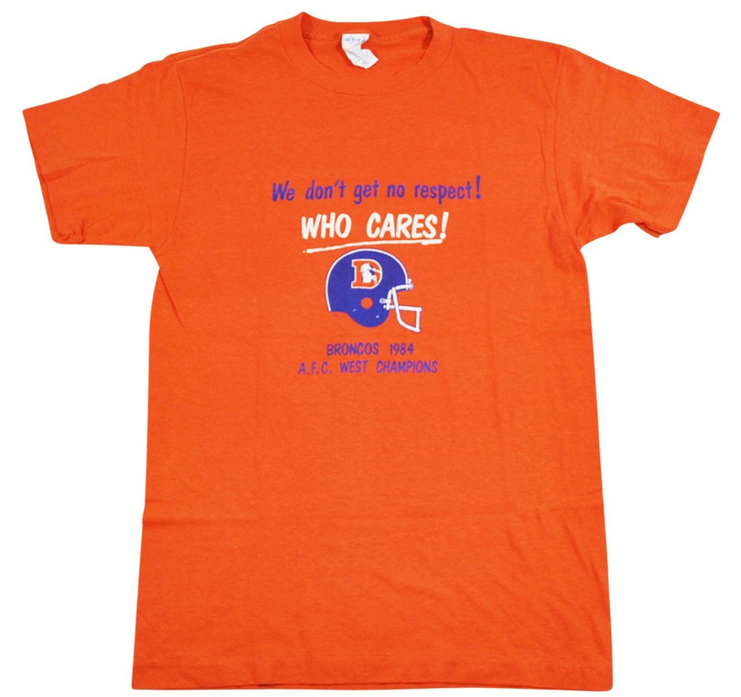 Vintage Denver Broncos 1984 AFC West Champions Shirt Size Medium(tall)