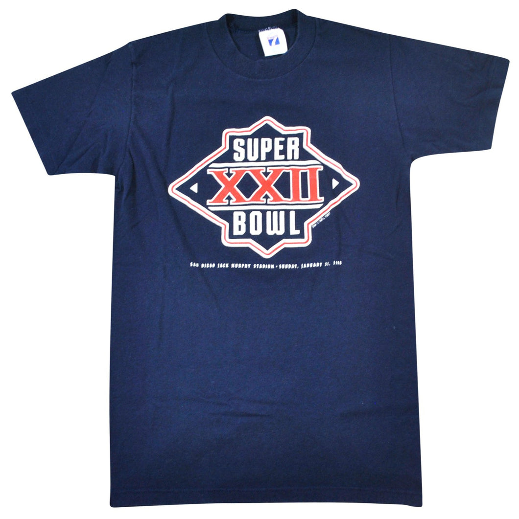Vintage Super Bowl XXII 1988 Shirt Size Small(tall)