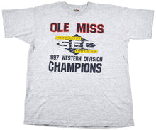 Vintage Ole Miss Rebels 1997 SEC Western Division Champions Shirt Size X-Large