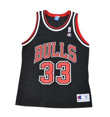 Vintage Champion Brand Chicago Bulls Scottie Pippen Jersey Size Medium