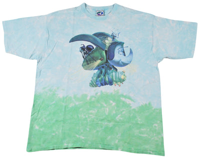 Vintage Bugs Life Disney Liquid Blue Shirt Size X-Large