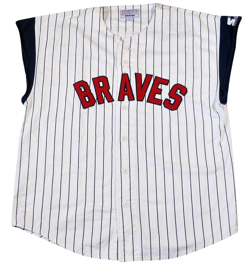 Vintage Starter Genuine Merchandise Atlanta Braves Baseball Jersey Size XL
