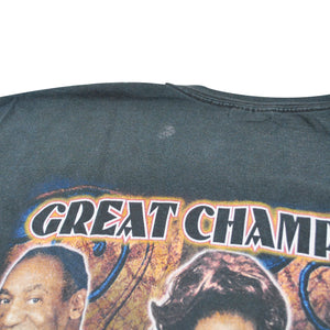 Vintage Black History Black Champions Martin Luther King Tiger Woods Bill Cosby Shirt Size 2X-Large