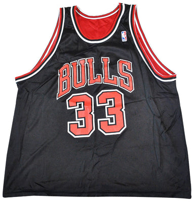 Vintage Champion Brand Chicago Bulls Scottie Pippen Reversible Jersey Size Large