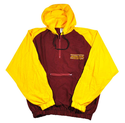 Vintage Arizona State Sun Devils Packable Jacket Size Large