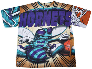 Vintage Charlotte Hornets Magic Johnson Shirt Size X-Large
