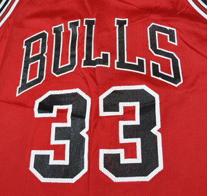 Vintage Champion Brand Chicago Bulls Scottie Pippen Reversible Jersey Size Large